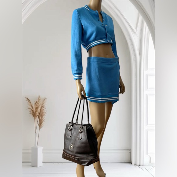 Dooney & Bourke two tone brown Tote bag - Picture 3 of 17